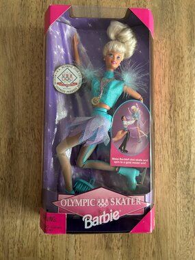 Mattel Barbie Figure Skater Collector Edition Doll 1997 11in Olympic Sport ~